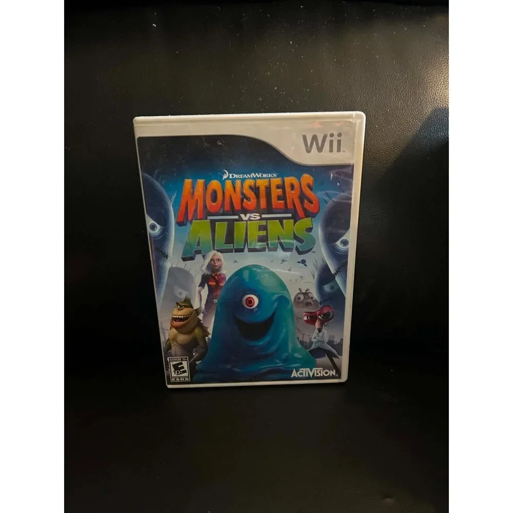Monsters vs. Aliens (Nintendo Wii, 2009) Video Game Complete